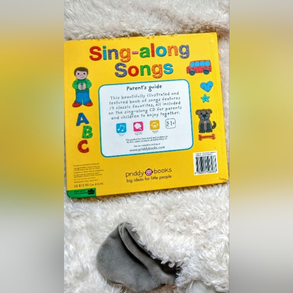 Children's Sing-along Songs and Nursery Rhymes Board Book by Roger Prid… - Picture 2 of 5